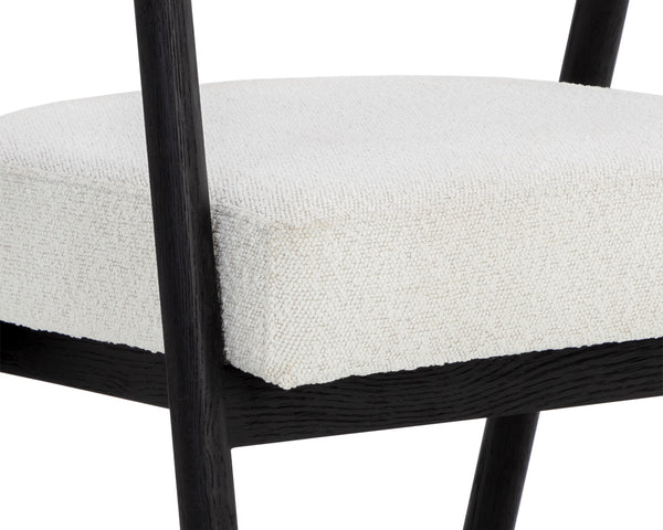 Sova Dining Black - Copenhagen White Armchair
