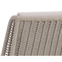 Sorrento Grey Woven Dining Chair - Outdoor Chair Detail | Bone & Brass