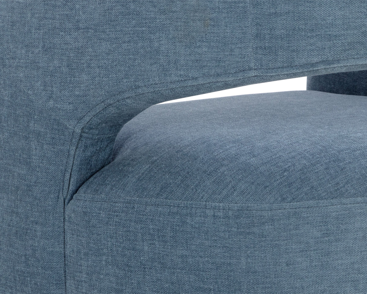 Lloret Wheeled Dining Danny Iceberg Armchair