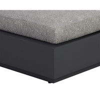 Thomas Charcoal Black Outdoor Chaise Lounger