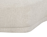 Soraya Curved Dove Cream Sofa