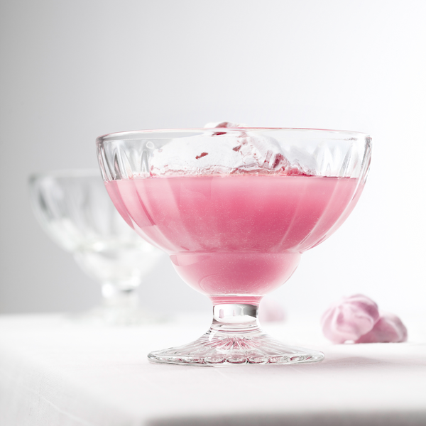Clear Glass Elise Ice Cream Cups – Set of 6