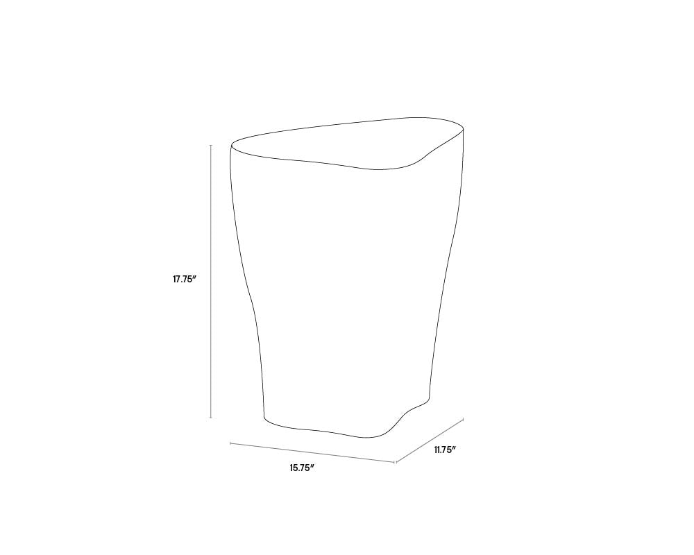 Dali End Small - White Table