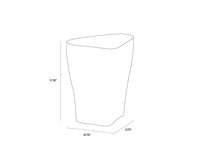 Dali End Small - White Table