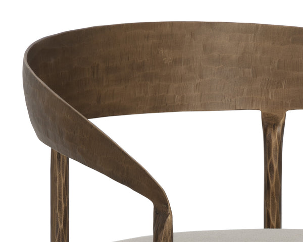 Zanatta Dining Zenith Taupe Grey Armchair