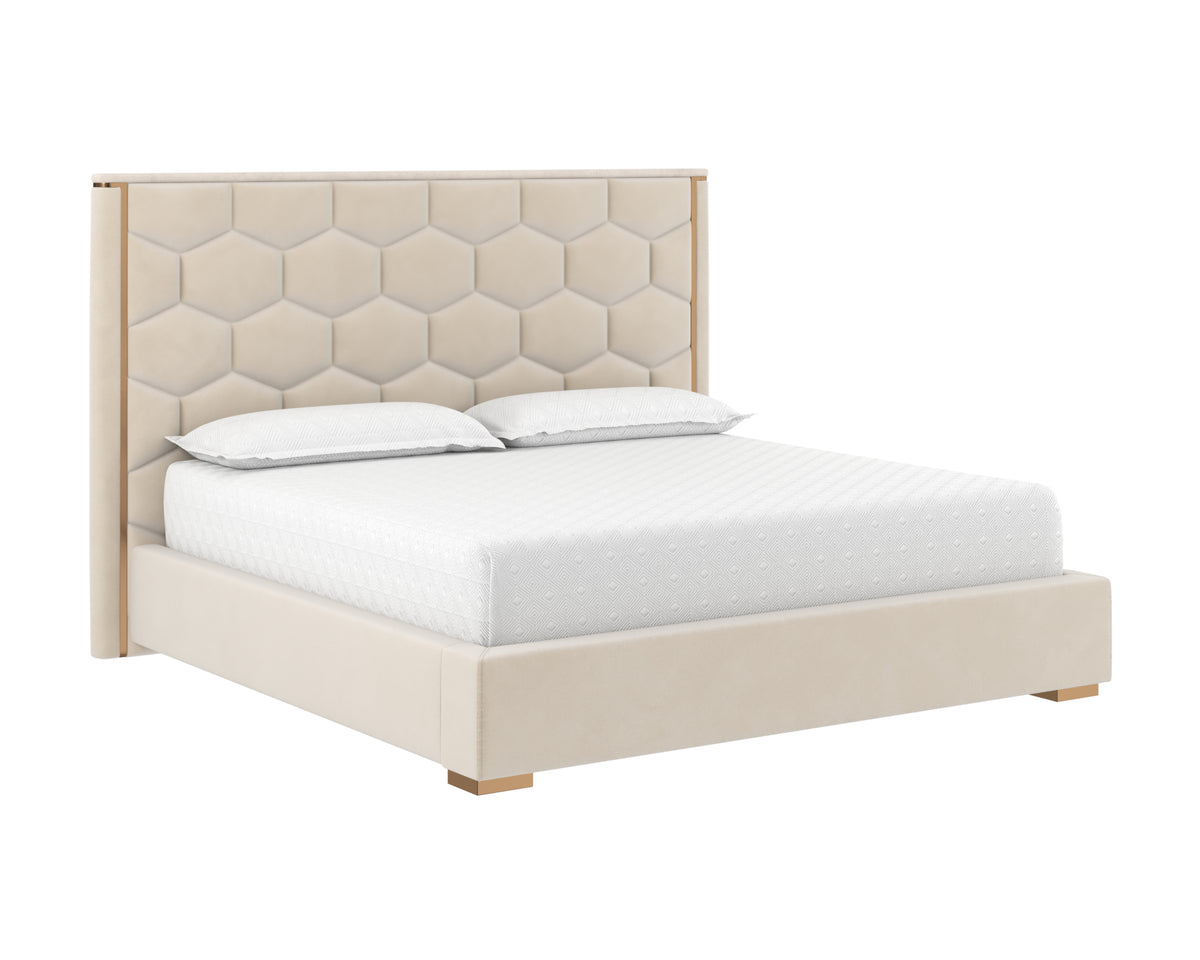 Alisha King - Meg Taupe Bed