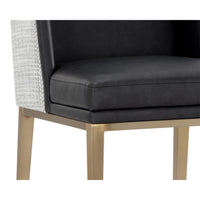 Joplin Counter Stool - Cantina Black|Vera White Pepper