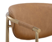 Heloise Dining Milliken Cognac Armchair