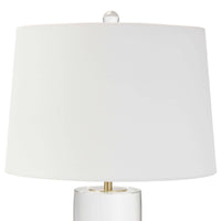 Joan Crystal Table Lamp Large - Lamp Base Detail | Bone & Brass
