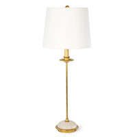 Fisher Stem Buffet Lamp | Bone & Brass