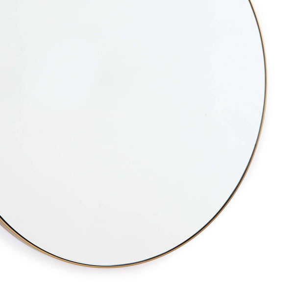 Porter Mirror Natural Brass