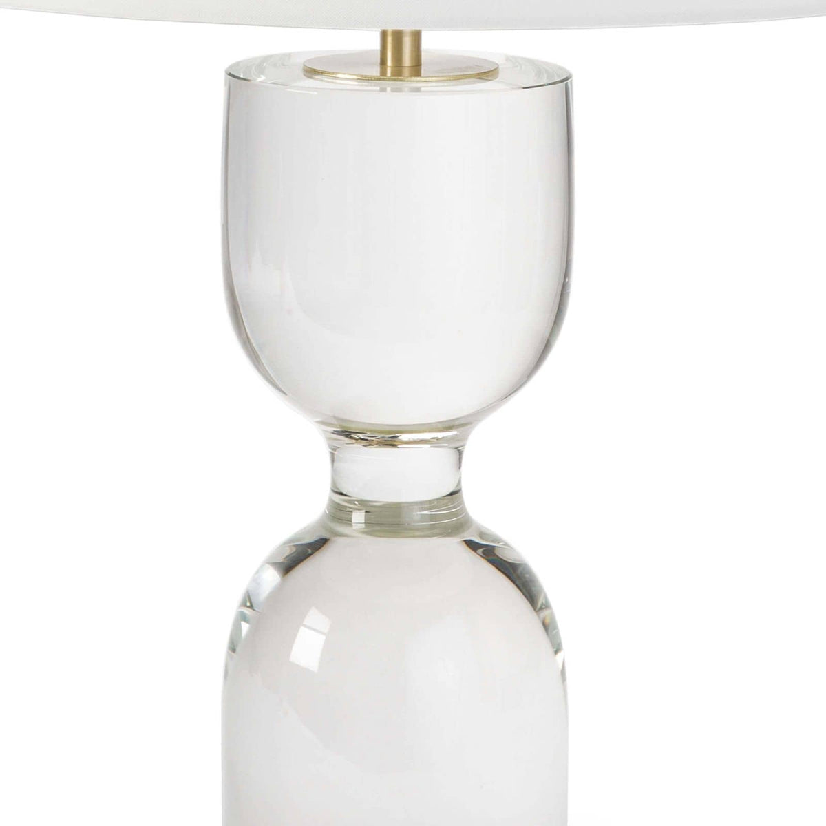 Joan Crystal Table Lamp Large - Lamp Shade Detail | Bone & Brass