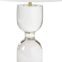 Joan Crystal Table Lamp Large - Lamp Shade Detail | Bone & Brass