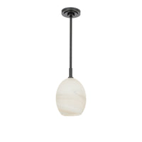 Artemis Pendant with Alabaster Glass