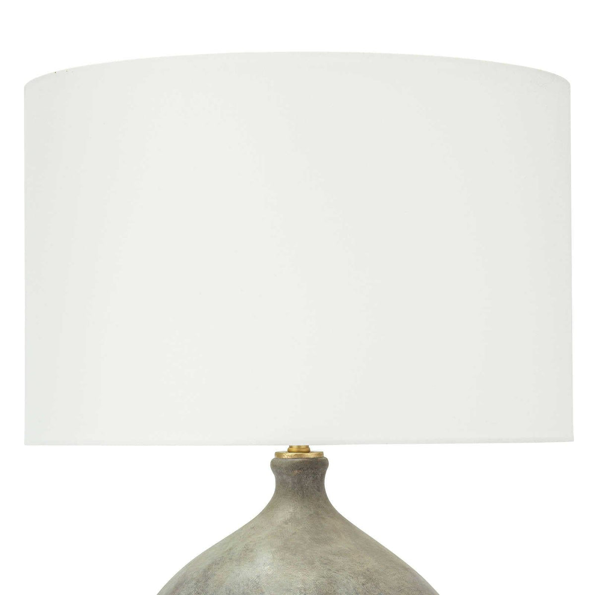 Dover Ceramic Table Lamp - Lamp Base Detail | Bone & Brass