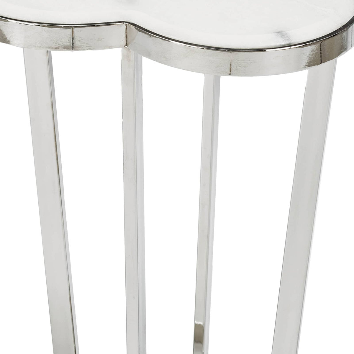 Clover Table Polished Nickel