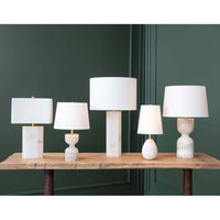 Jared Alabaster Mini Lamp - Lamp Detail | Bone & Brass