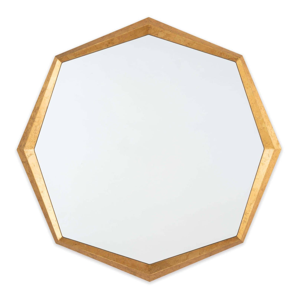 Hadley Gold Leaf Octagon Mirror | Bone & Brass
