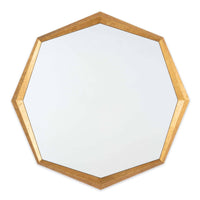 Hadley Gold Leaf Octagon Mirror | Bone & Brass