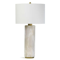 Gear Alabaster Table Lamp | Bone & Brass