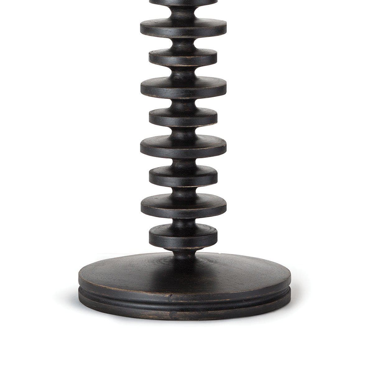 Fishbone Buffet Table Lamp Ebony - Lamp Base Detail | Bone & Brass
