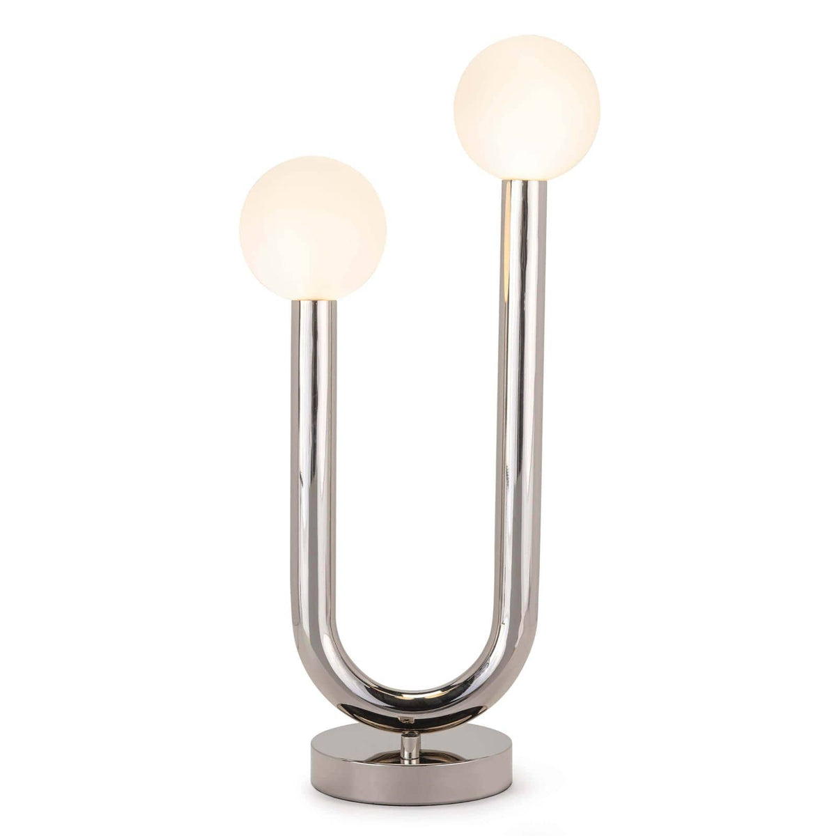 Happy Table Lamp Polished Nickel | Bone & Brass