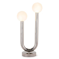 Happy Table Lamp Polished Nickel | Bone & Brass