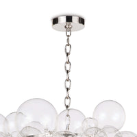 Nimbus Glass Chandelier Clear