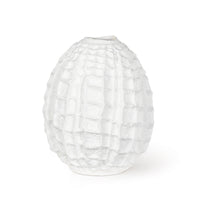 Caspian White Ceramic Vase