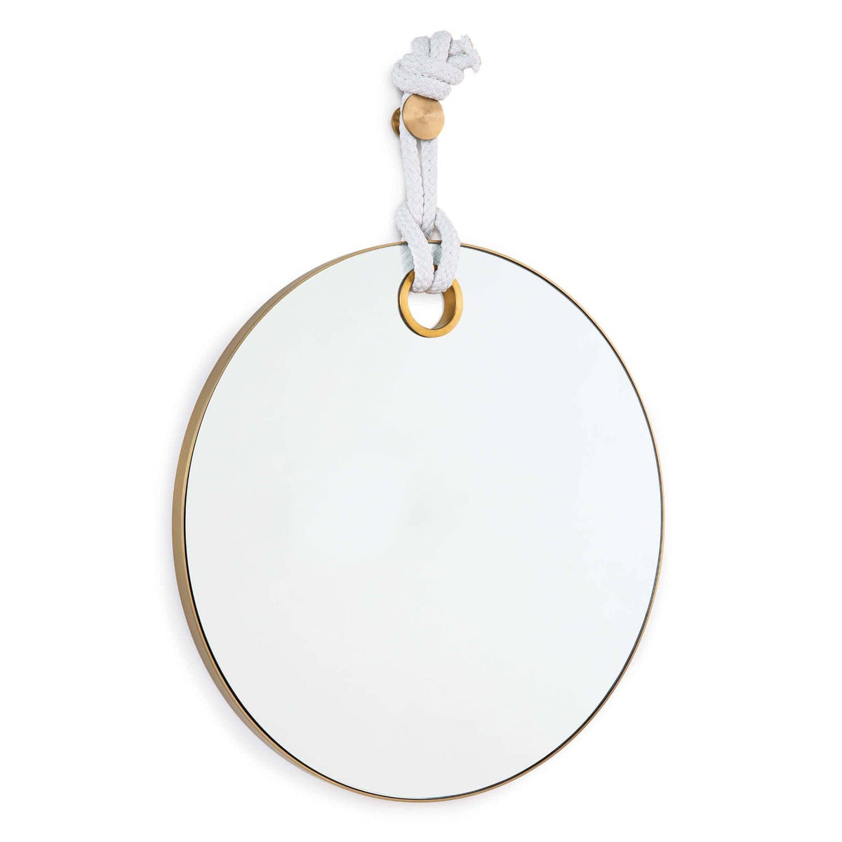 Porter Mirror Natural Brass