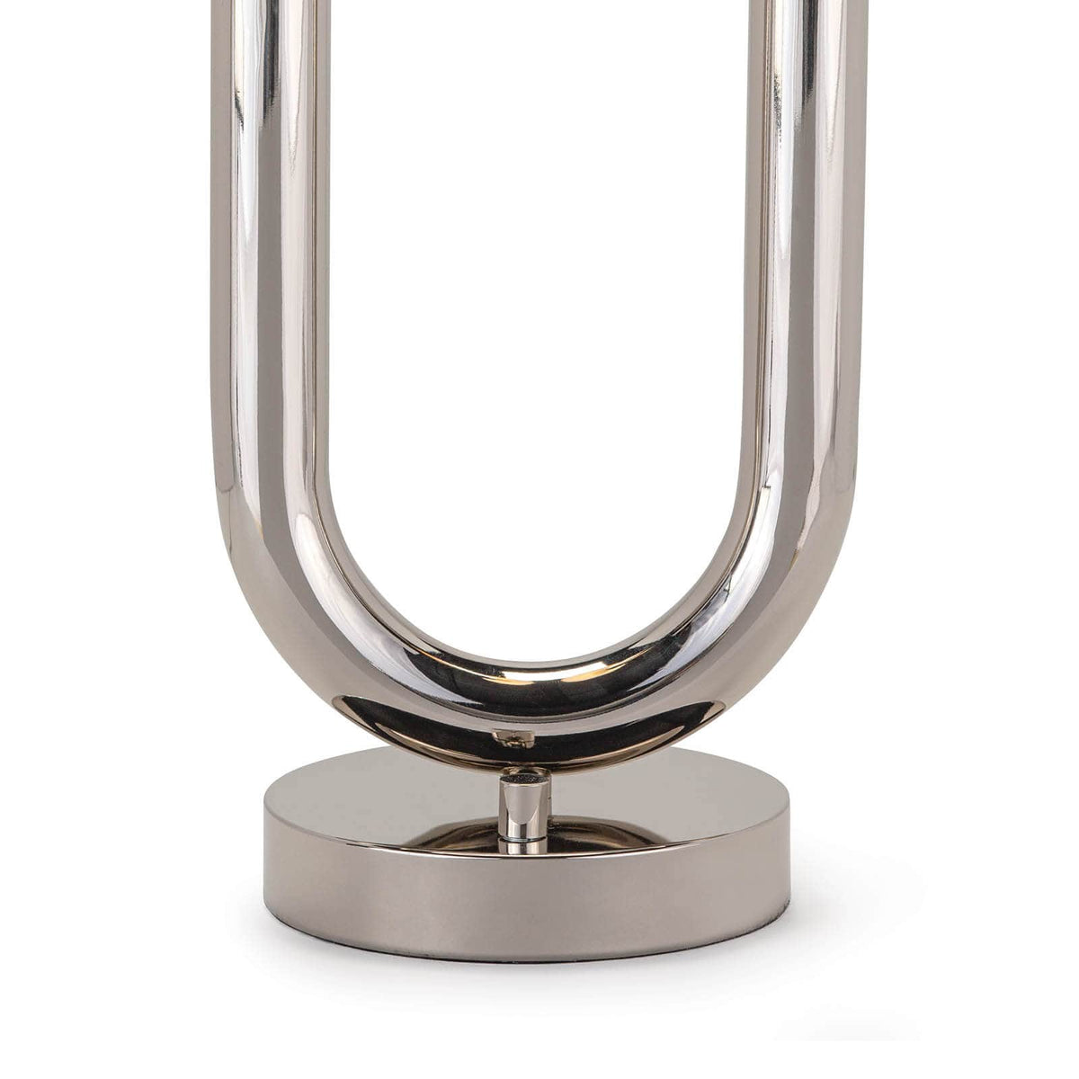 Happy Table Lamp Polished Nickel - Lamp Base Detail | Bone & Brass