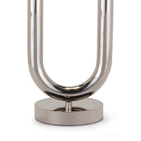 Happy Table Lamp Polished Nickel - Lamp Base Detail | Bone & Brass