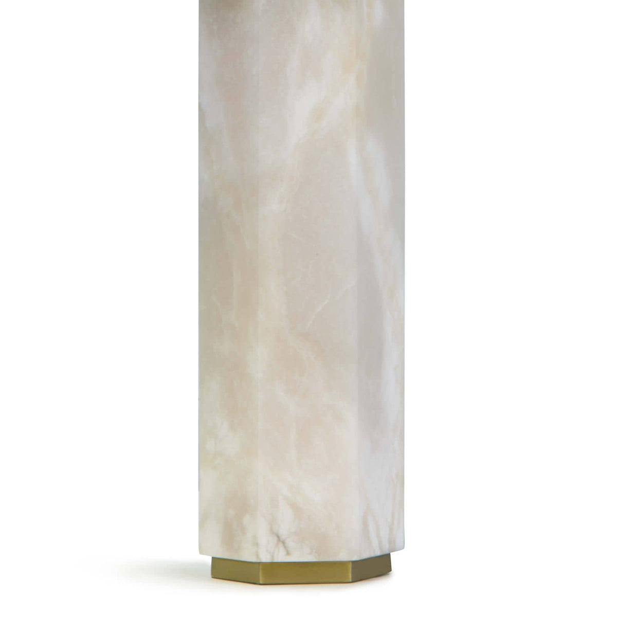 Gear Alabaster Table Lamp - Lamp Shade Detail | Bone & Brass