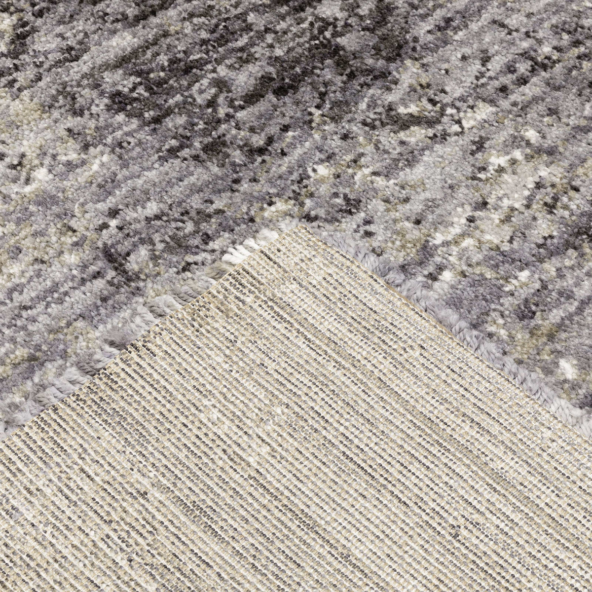 Aspen Grey, Charcoal & Ivory Contemporary Rug