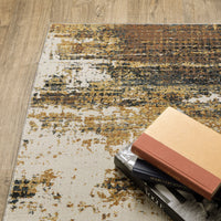 Caravan Copper & Beige Contemporary Rug