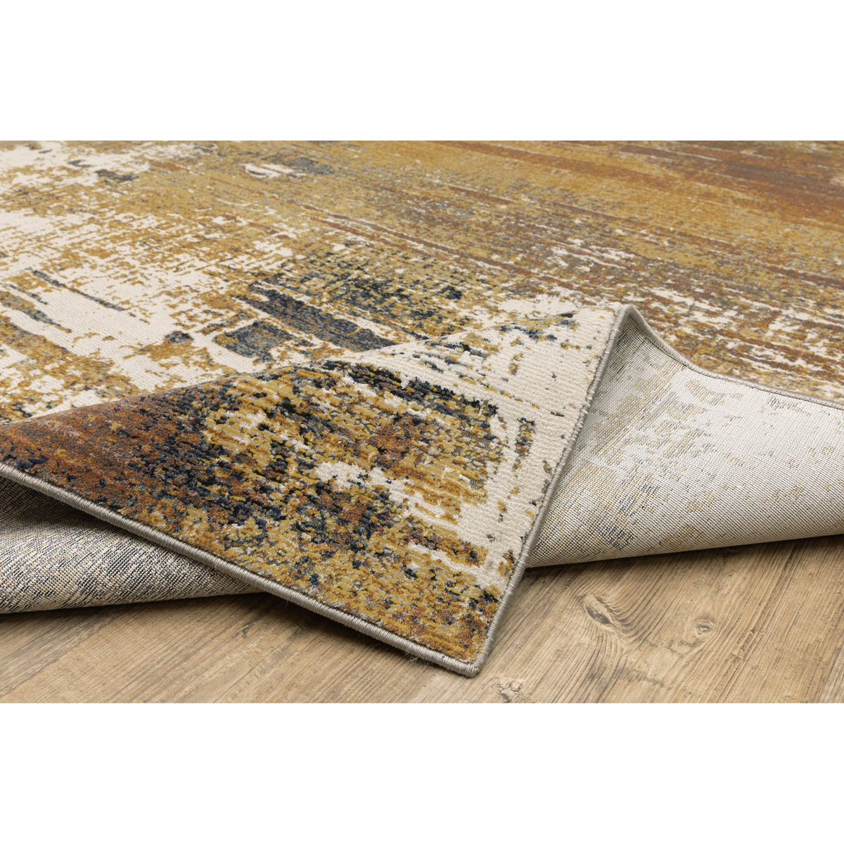 Caravan Copper & Beige Contemporary Rug