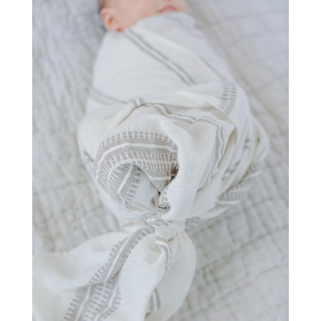Handwoven Cotton Baby Swaddle