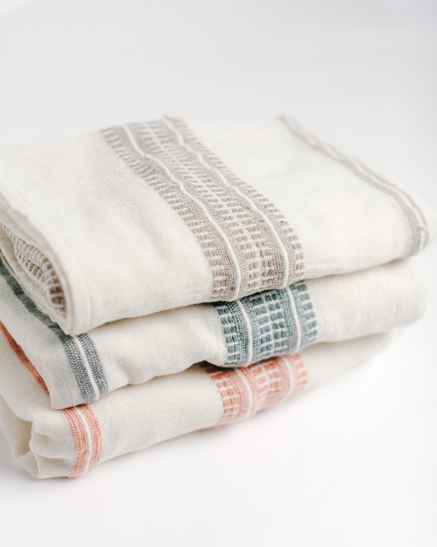 Handwoven Cotton Baby Swaddle Blanket