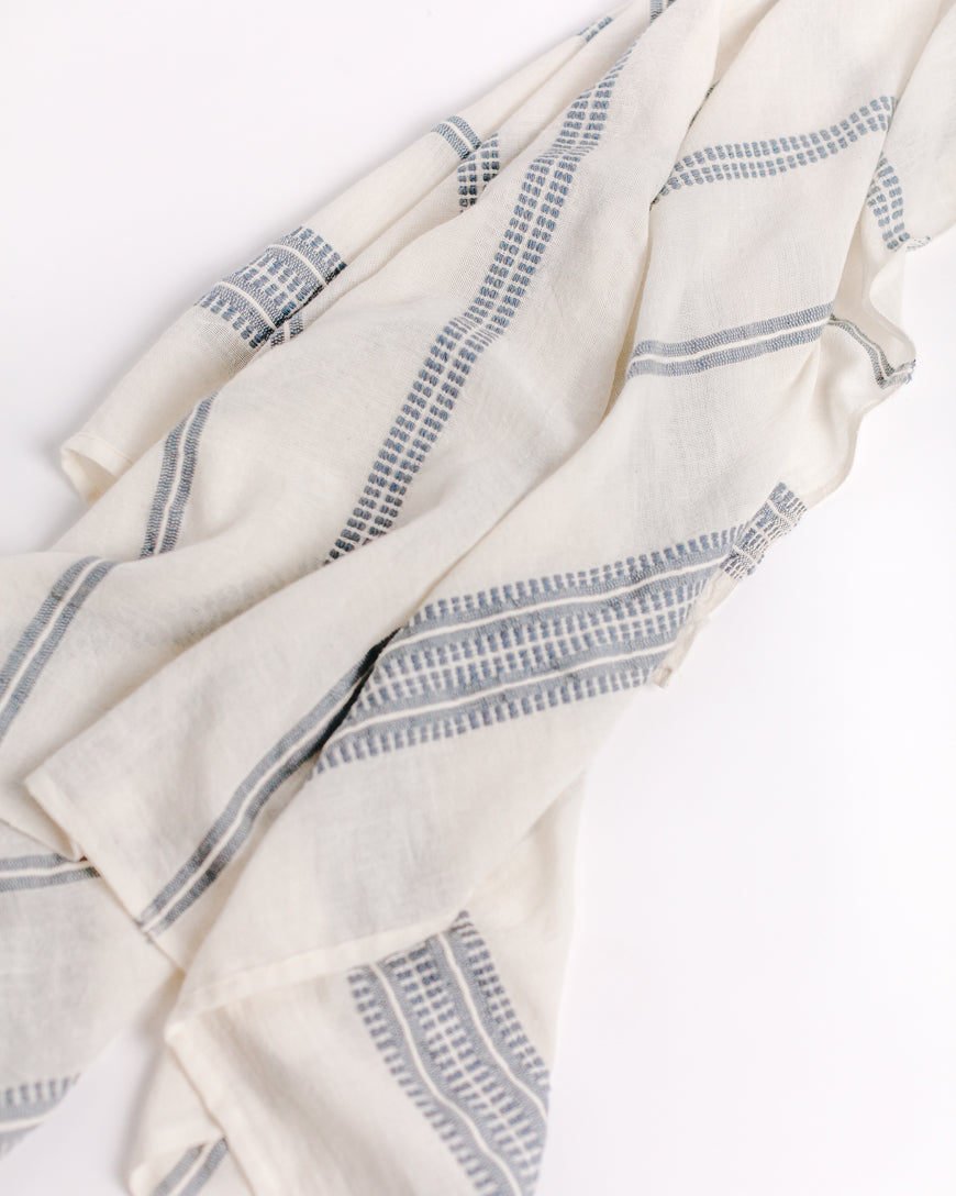 Handwoven Cotton Baby Swaddle Blanket