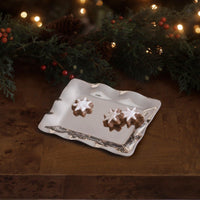 Giftables Vento Rectangular Tray - Tray Top View | Bone & Brass
