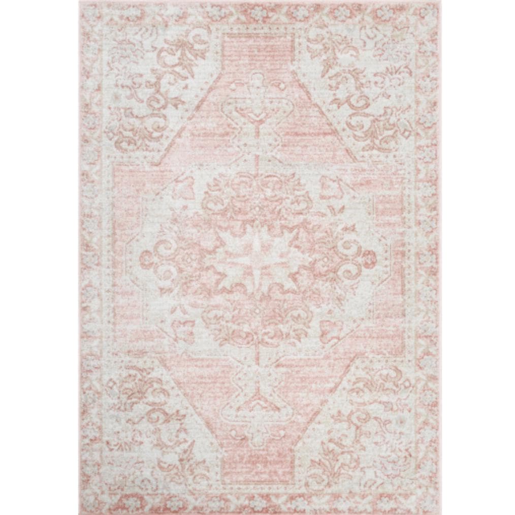 St Tropez Pale Pink & Beige Rug