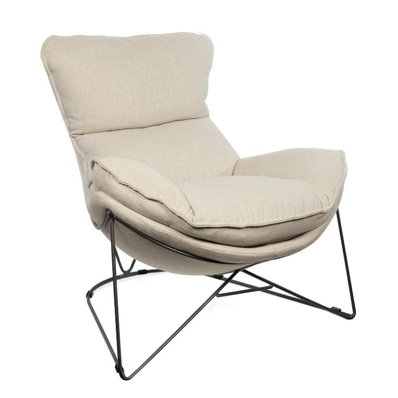 Cocoon Natural Linen Chair