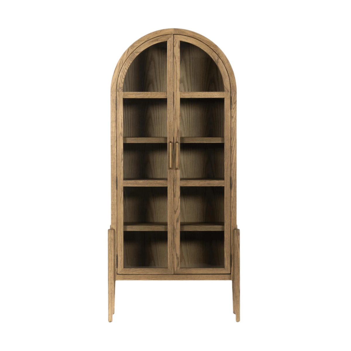 Temple Drifted Oak Curio Cabinet