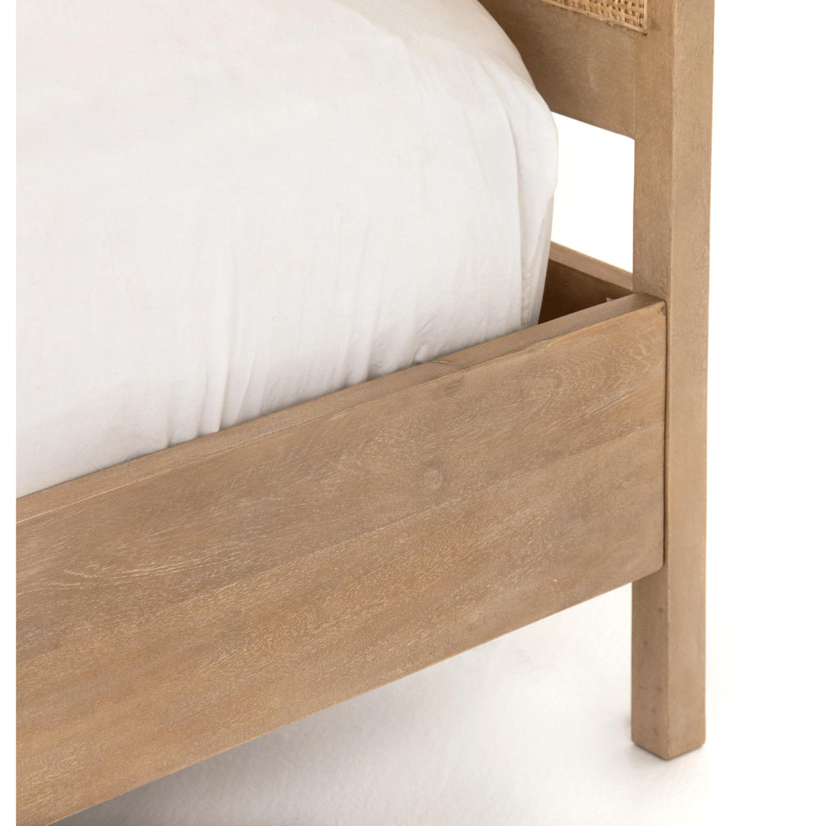 Skylar Natural Cane Queen Bed