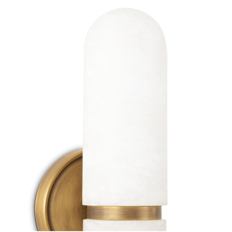 Salon Sconce Small Natural Brass