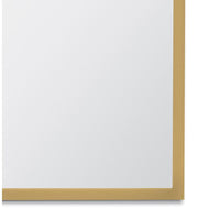 Knox Metal Mirror Natural Brass