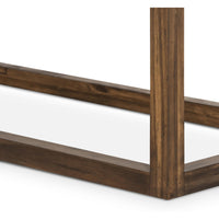 Wesley Harvest Brown Double Bookshelf