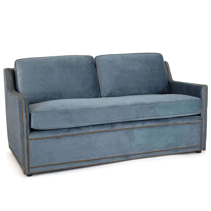 Posh Twilight Blue Velvet Sofa