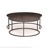 Celine Copper Nesting Coffee Tables