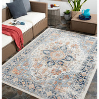 Huntington Multicolored Navy & Cream Rug